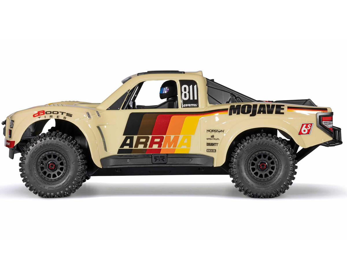 Arrma ARA7604V3T2 Mojave 6S BLX Brushless RTR 1/7 4WD RTR Desert Truck (Tan) w/2.4GHz Radio