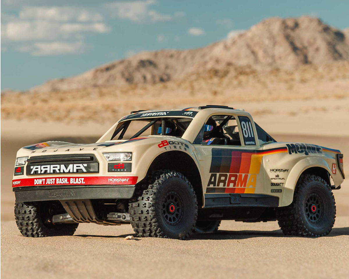 Arrma ARA7604V3T2 Mojave 6S BLX Brushless RTR 1/7 4WD RTR Desert Truck (Tan) w/2.4GHz Radio