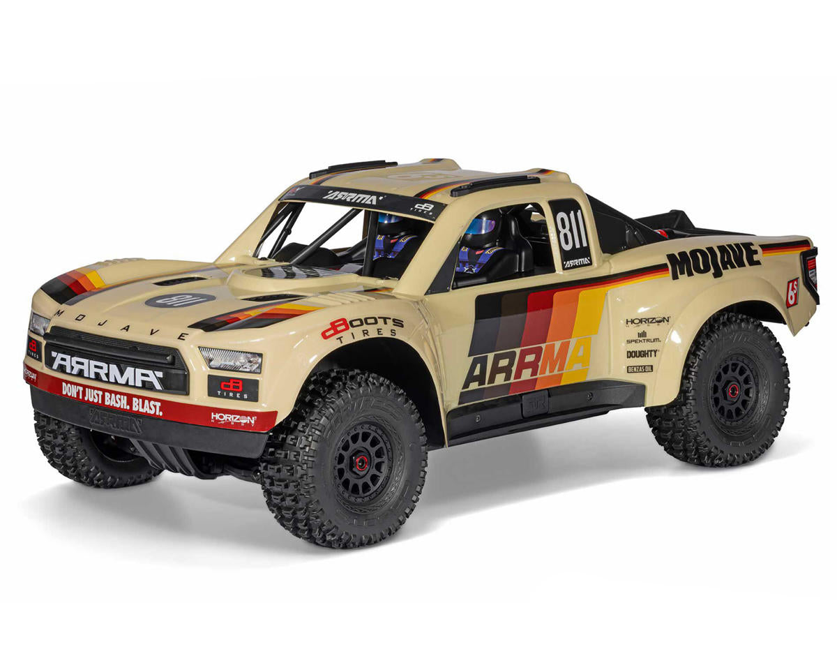 Arrma ARA7604V3T2 Mojave 6S BLX Brushless RTR 1/7 4WD RTR Desert Truck (Tan) w/2.4GHz Radio