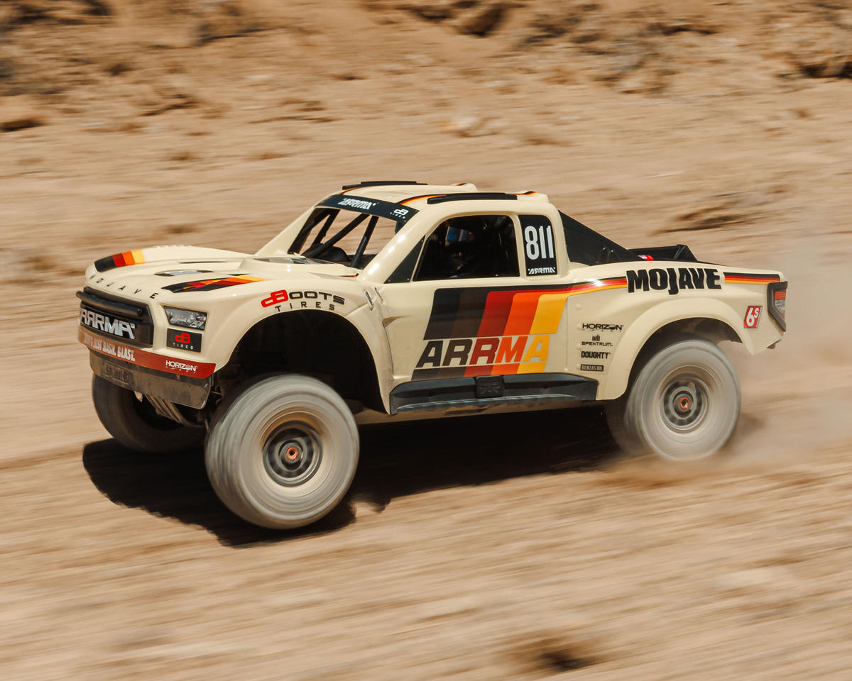 Arrma ARA7604V3T2 Mojave 6S BLX Brushless RTR 1/7 4WD RTR Desert Truck (Tan) w/2.4GHz Radio