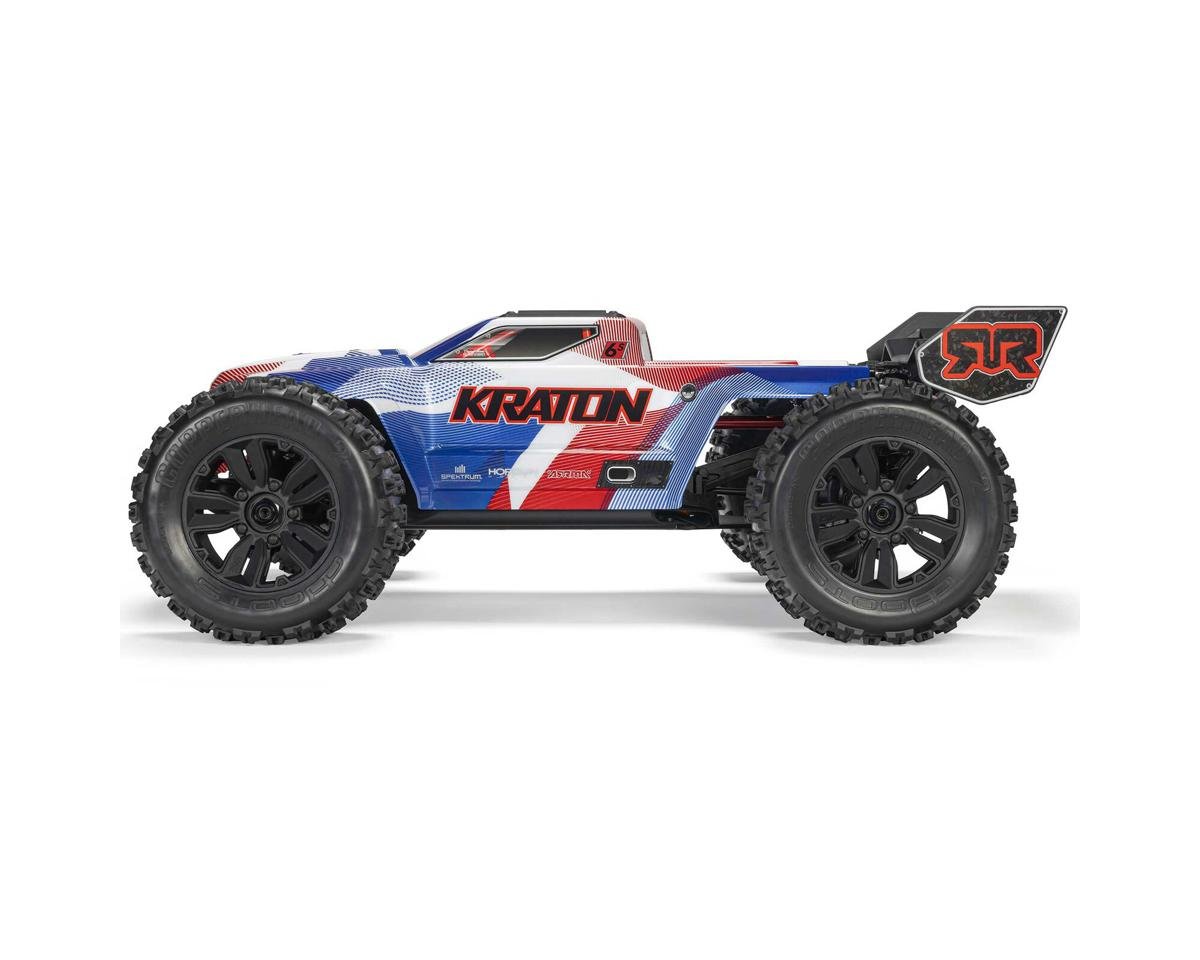 Arrma ARA8608V6T4 Kraton 6S BLX RTR 1/8 4WD Brushless Speed Truck (Blue/Red) (V6) w/SLT3 2.4GHz Radio