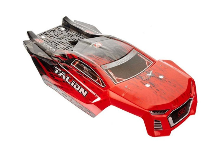 Arrma ARAC3324 Body Red/Black Painted with Decals Talion 6S BLX