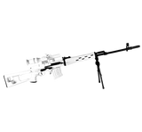 Goat Guns 1/3 Scale Diecast Arctic Kit Special White Edition SVD Sniper, M1 Garand, FN SCAR Combo