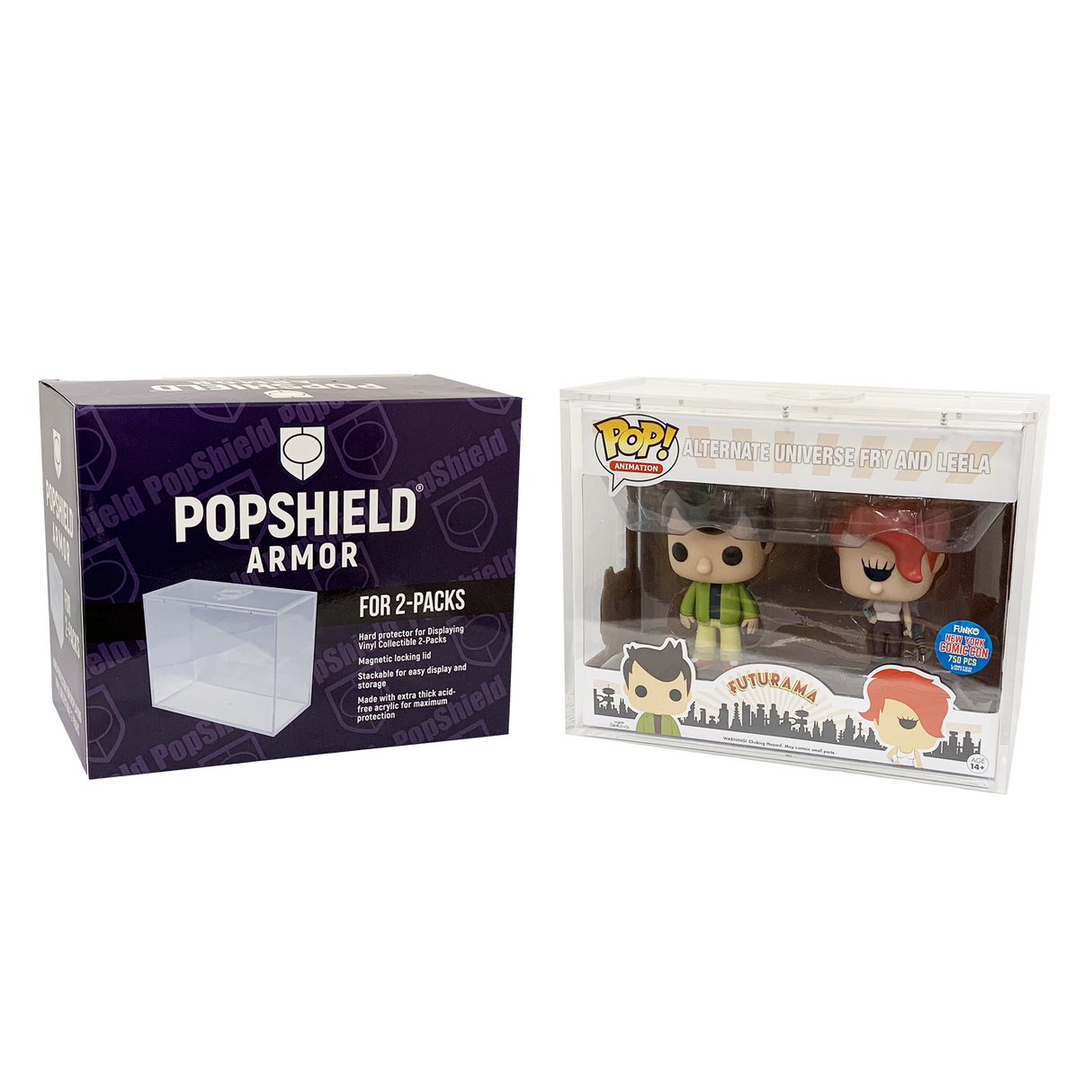PopShield Armor for 2-Pack Funko Pops