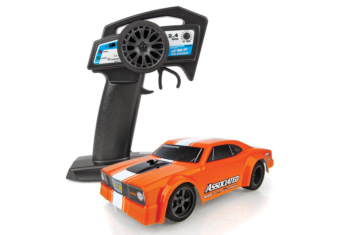 Team Associated 20160 DR28 Drag Race Car RTR, échelle 1/28 2WD avec batterie et chargeur