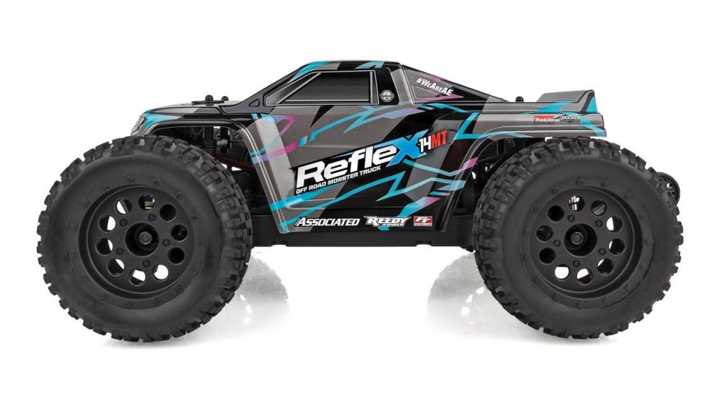 TEAM ASSOCIATED 20190C Reflex 14MT RTR, Blue & Purple LiPo Combo