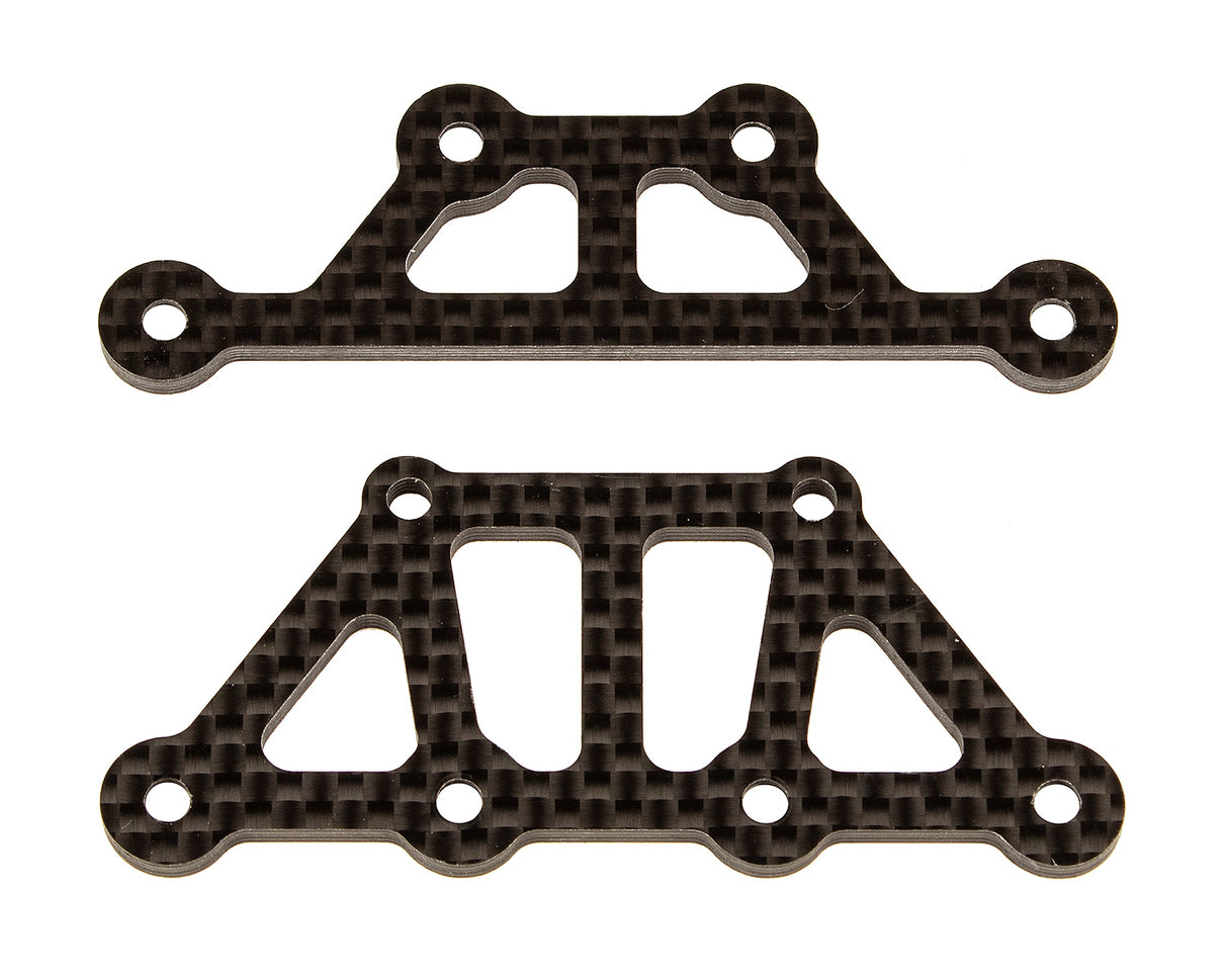 Team Associated 31848  Apex2 FT Top Plates, Carbon Fiber