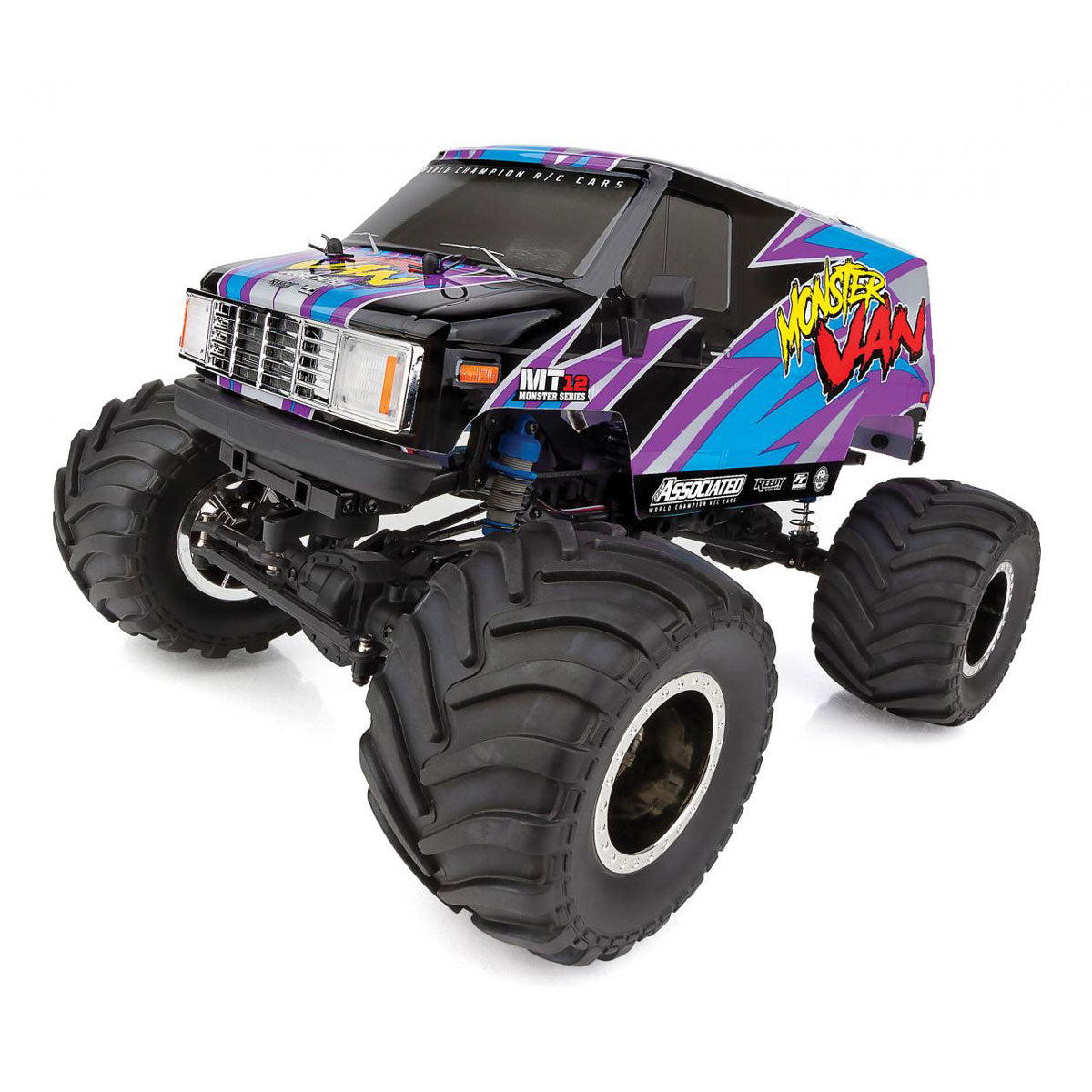 Equipo asociado ASC40008C MT12 1/12 4WD todoterreno Monster Van RTR LiPo Combo