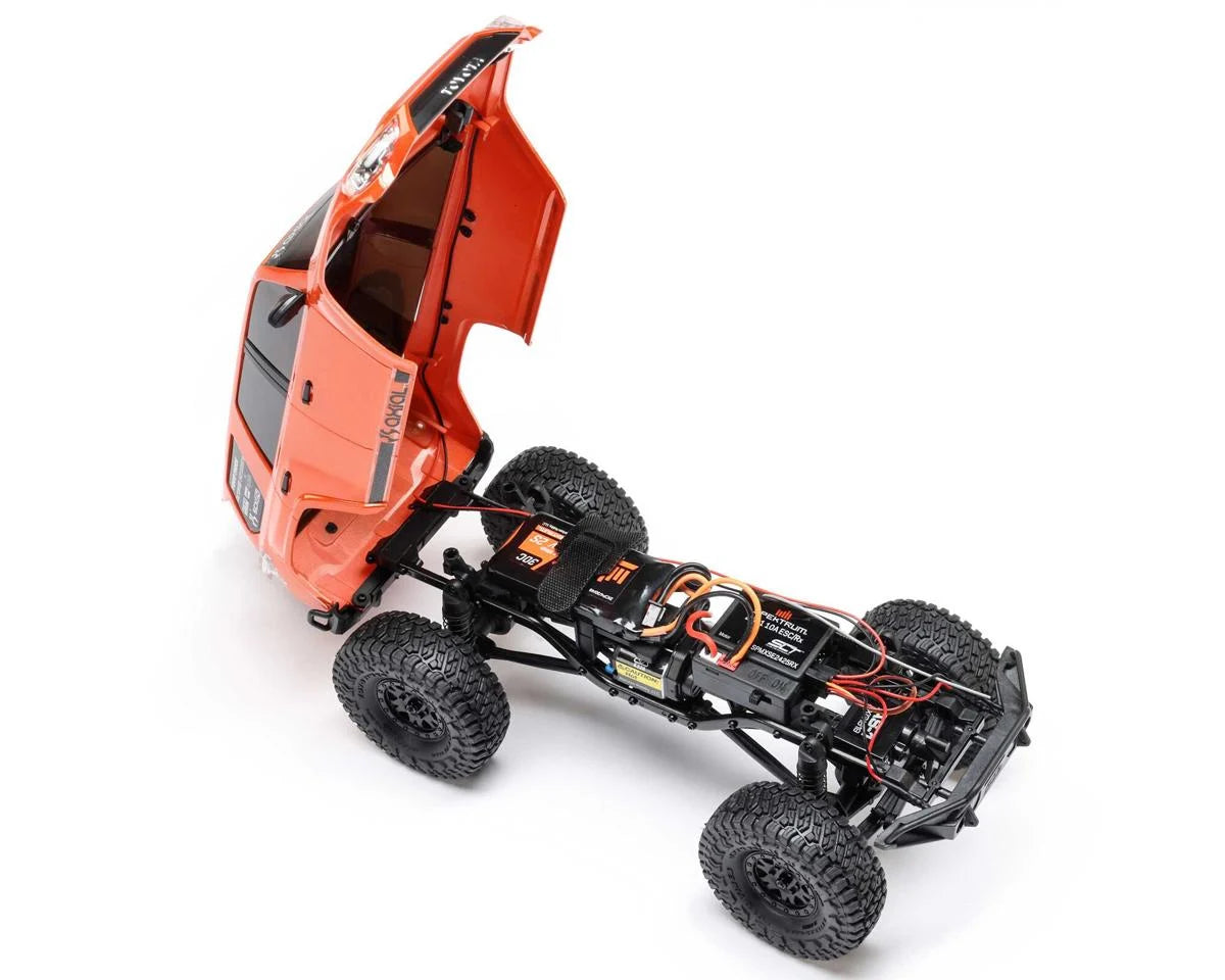 Axial AXI-2035T1 SCX24 Toyota 4Runner 1/24 4WD RTR Scale Mini Crawler (Orange) w/2.4GHz Radio, Battery & Charger