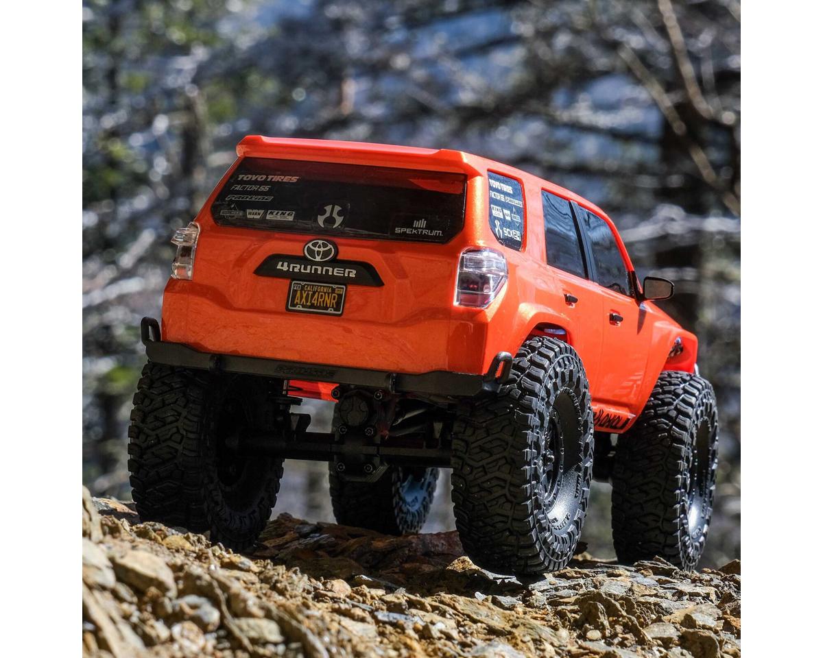 Axial AXI-2035T1 SCX24 Toyota 4Runner 1/24 4WD RTR Scale Mini Crawler (Orange) w/2.4GHz Radio, Battery & Charger