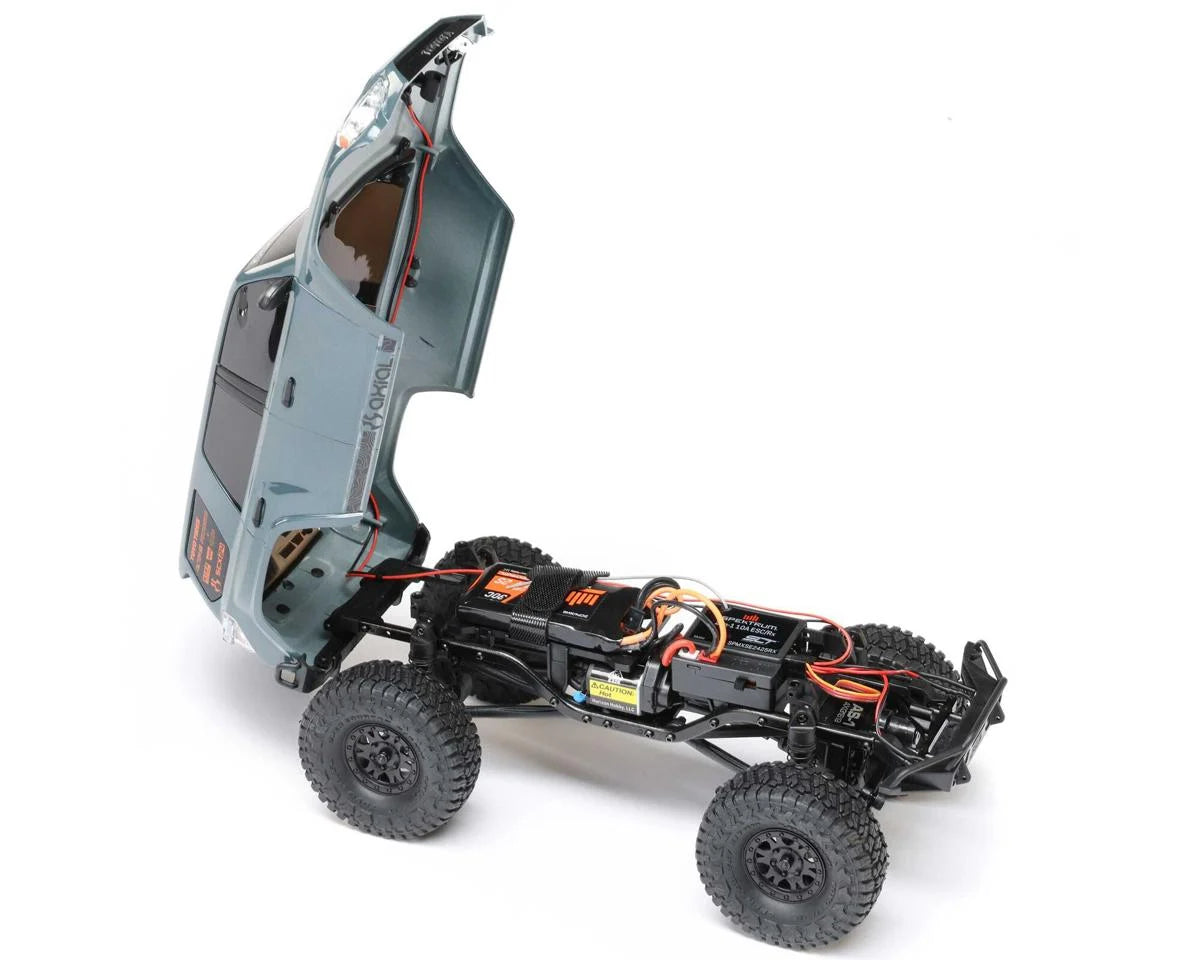 Axial AXI-2035T2 SCX24 Toyota 4Runner 1/24 4WD RTR Scale Mini Crawler (Grey) w/2.4GHz Radio, Battery & Charger