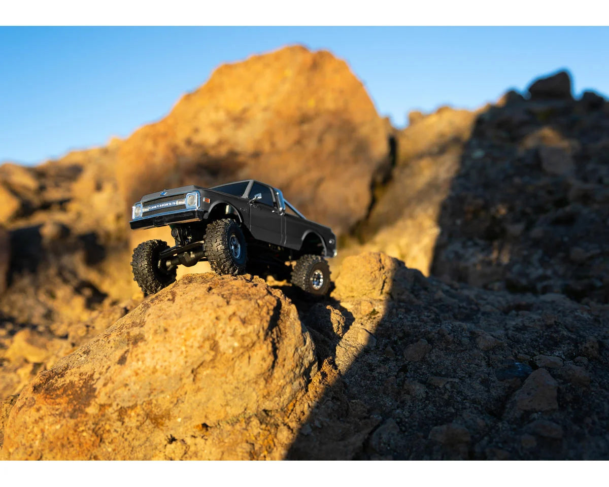 Axial AXI-2260T2 SCX30 Chevrolet K10 1/30 4WD RTR Scale Mini Crawler (Black) w/2.4GHz Radio, Battery & Charger
