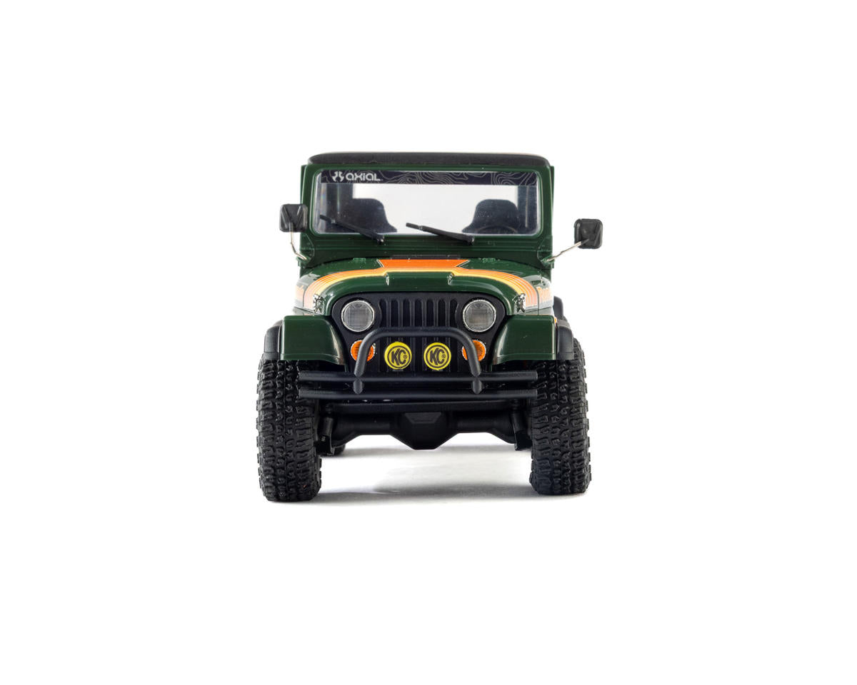 Axial AXI-3273T2 SCX30 Jeep CJ-7 Renegade 1/30 4WD RTR Scale Mini Crawler (Classic Version) (Green) w/2.4GHz Radio, Battery & Charger