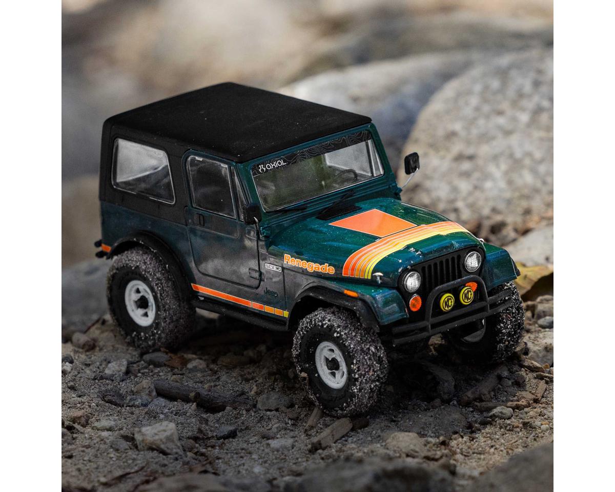 Axial AXI-3273T2 SCX30 Jeep CJ-7 Renegade 1/30 4WD RTR Scale Mini Crawler (Classic Version) (Green) w/2.4GHz Radio, Battery & Charger