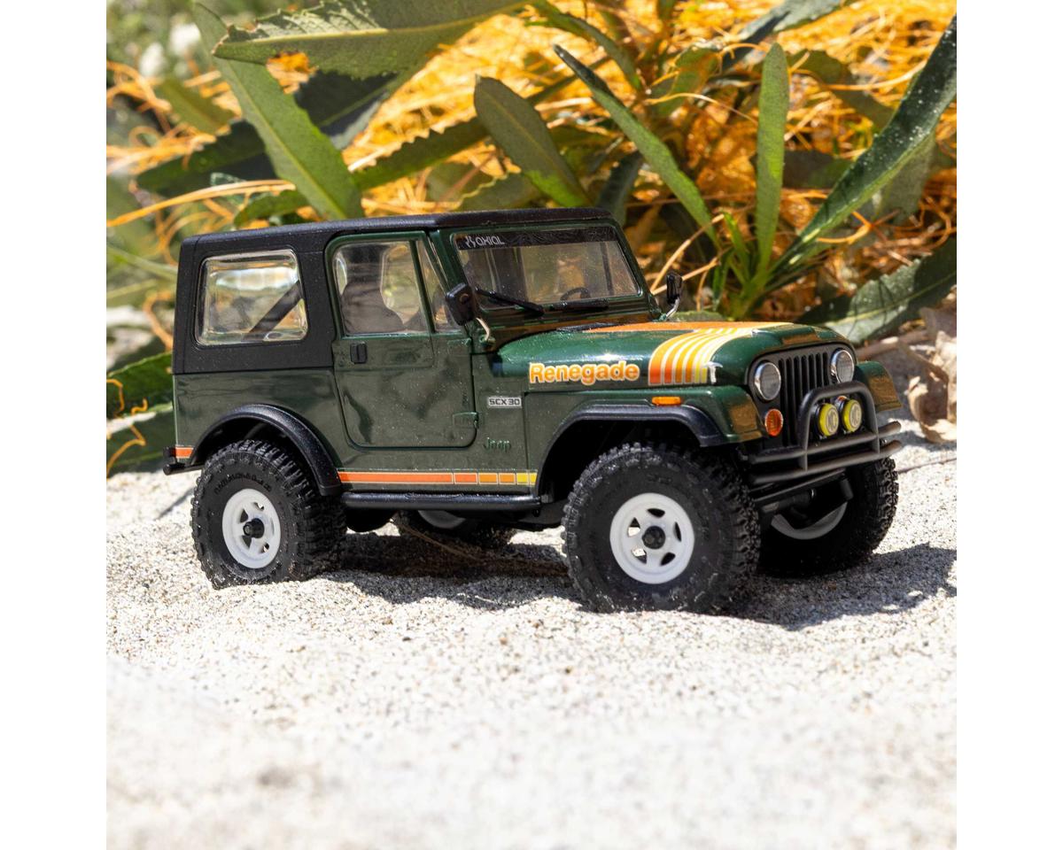 Axial AXI-3273T2 SCX30 Jeep CJ-7 Renegade 1/30 4WD RTR Scale Mini Crawler (Classic Version) (Green) w/2.4GHz Radio, Battery & Charger