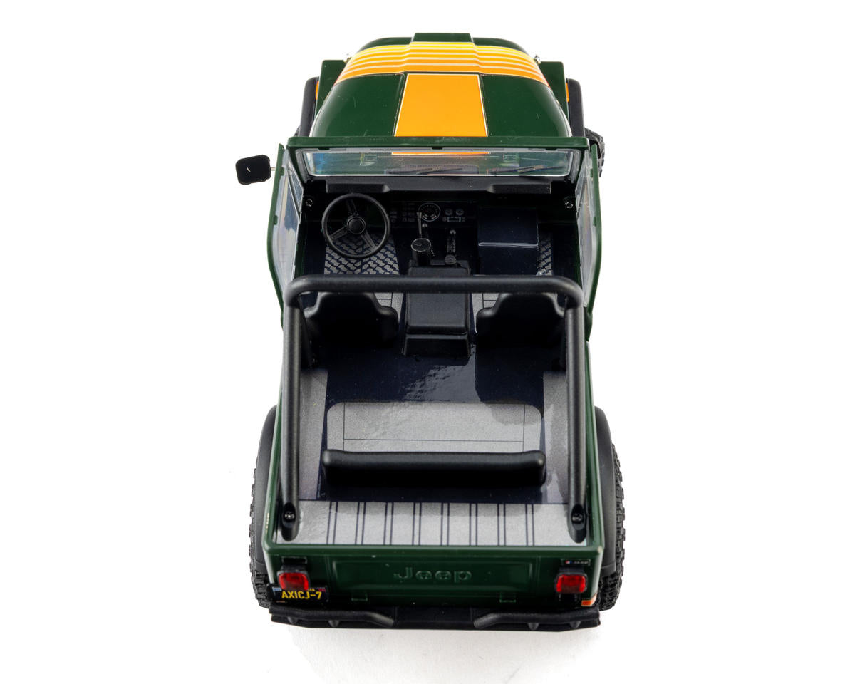 Axial AXI-3273T2 SCX30 Jeep CJ-7 Renegade 1/30 4WD RTR Scale Mini Crawler (Classic Version) (Green) w/2.4GHz Radio, Battery & Charger