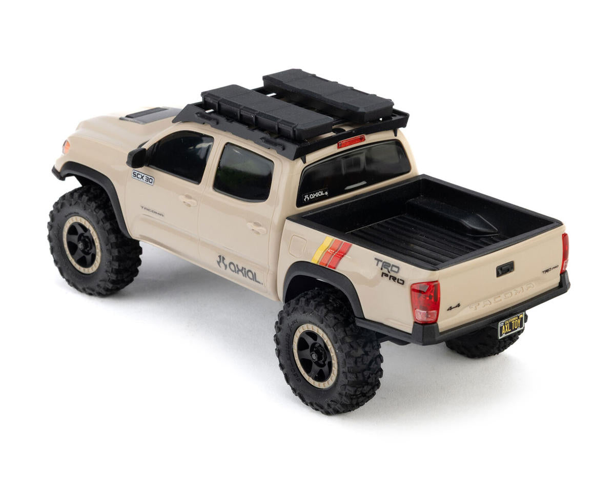 Axial AXI-3289T2 SCX30 Toyota Tacoma TRD Pro 1/30 4WD RTR Scale Mini Crawler (Dark Earth) w/2.4GHz Radio, Battery & Charger