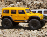 Axial AXI00002V2T2 SCX24 2019 Jeep Wrangler JLU CRC 1/24 4WD RTR Scale Mini Crawler (jaune) avec radio 2,4 GHz