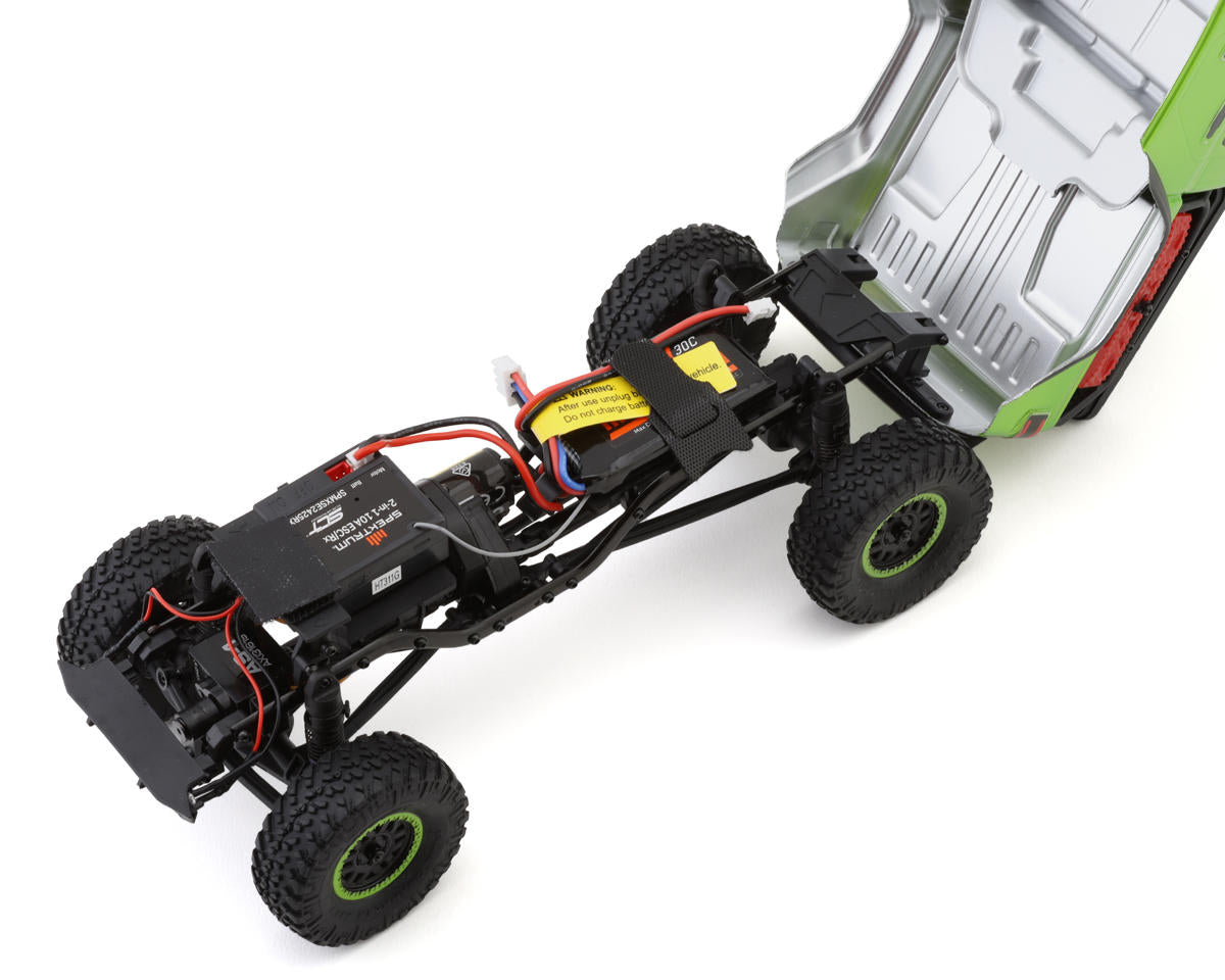 Axial AXI00005V2T3 SCX24 Jeep JT Gladiator 1/24 4WD RTR Scale Mini Crawler (Green) w/2.4GHz Radio