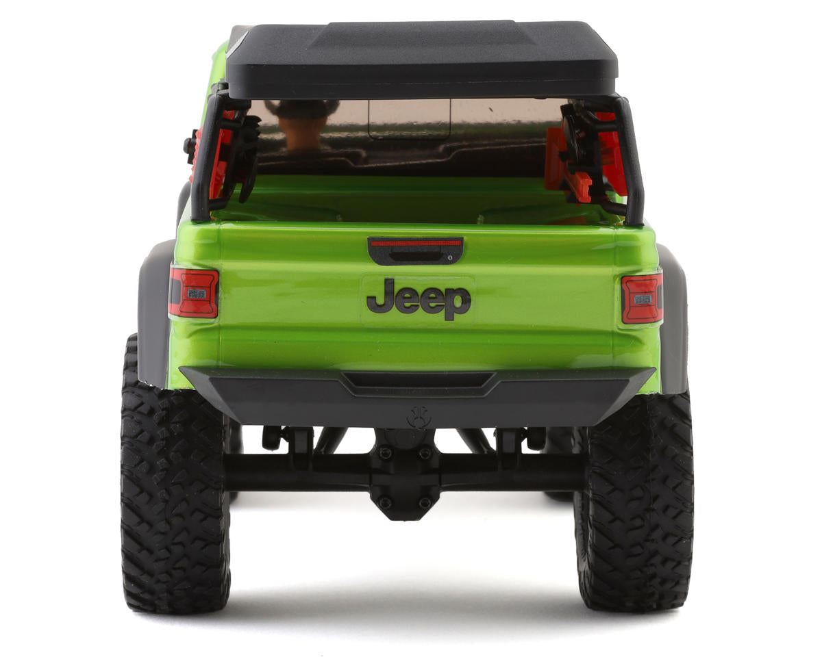 Axial AXI00005V2T3 SCX24 Jeep JT Gladiator 1/24 4WD RTR Scale Mini Crawler (Green) w/2.4GHz Radio