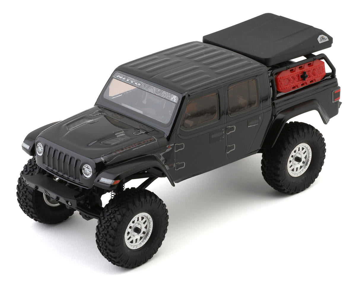 Axial AXI00005V2T5 SCX24 Jeep JT Gladiator 1/24 4WD RTR Scale Mini Crawler (Black) w/2.4GHz Radio