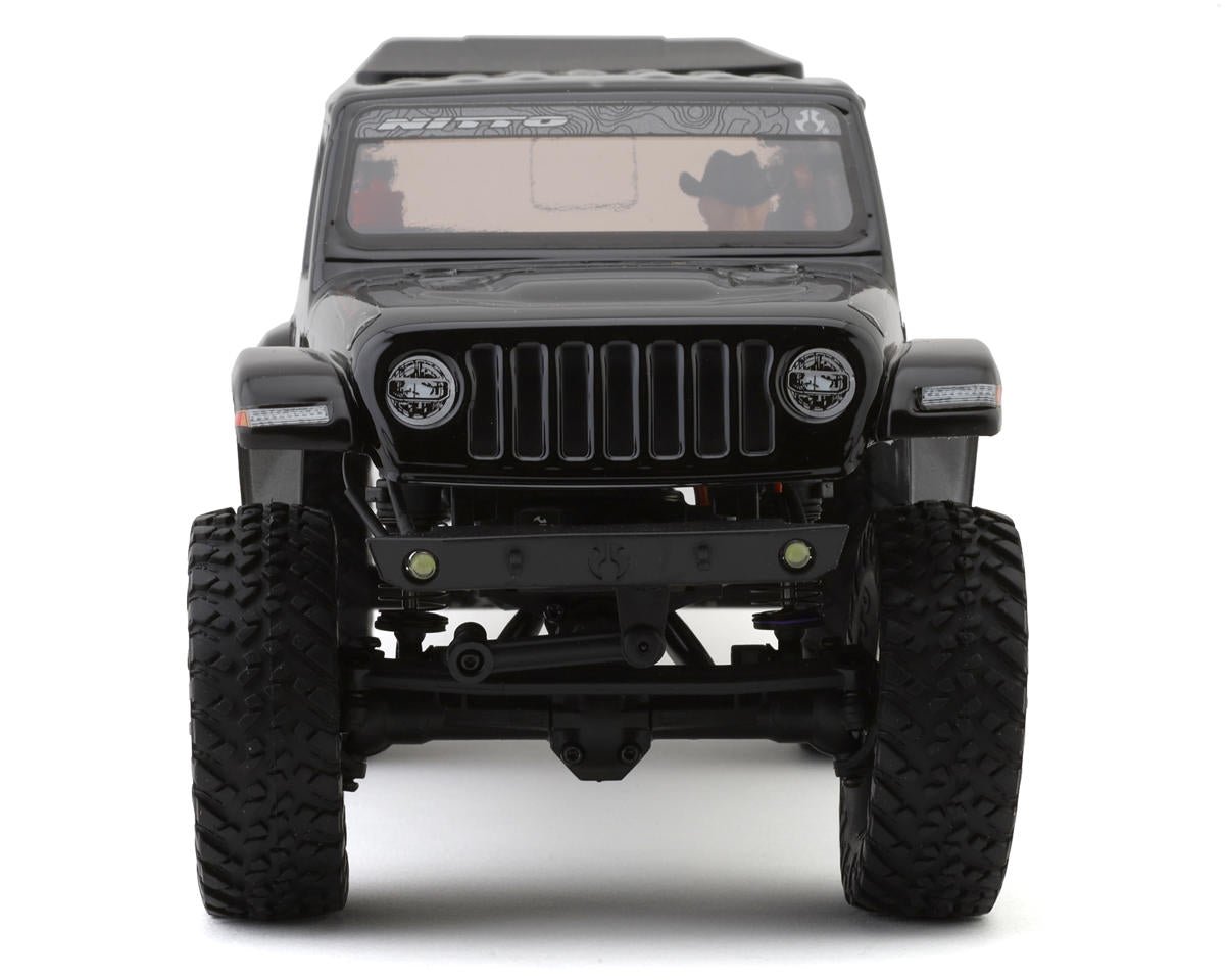 Axial AXI00005V2T5 SCX24 Jeep JT Gladiator 1/24 4WD RTR Scale Mini Crawler (Black) w/2.4GHz Radio