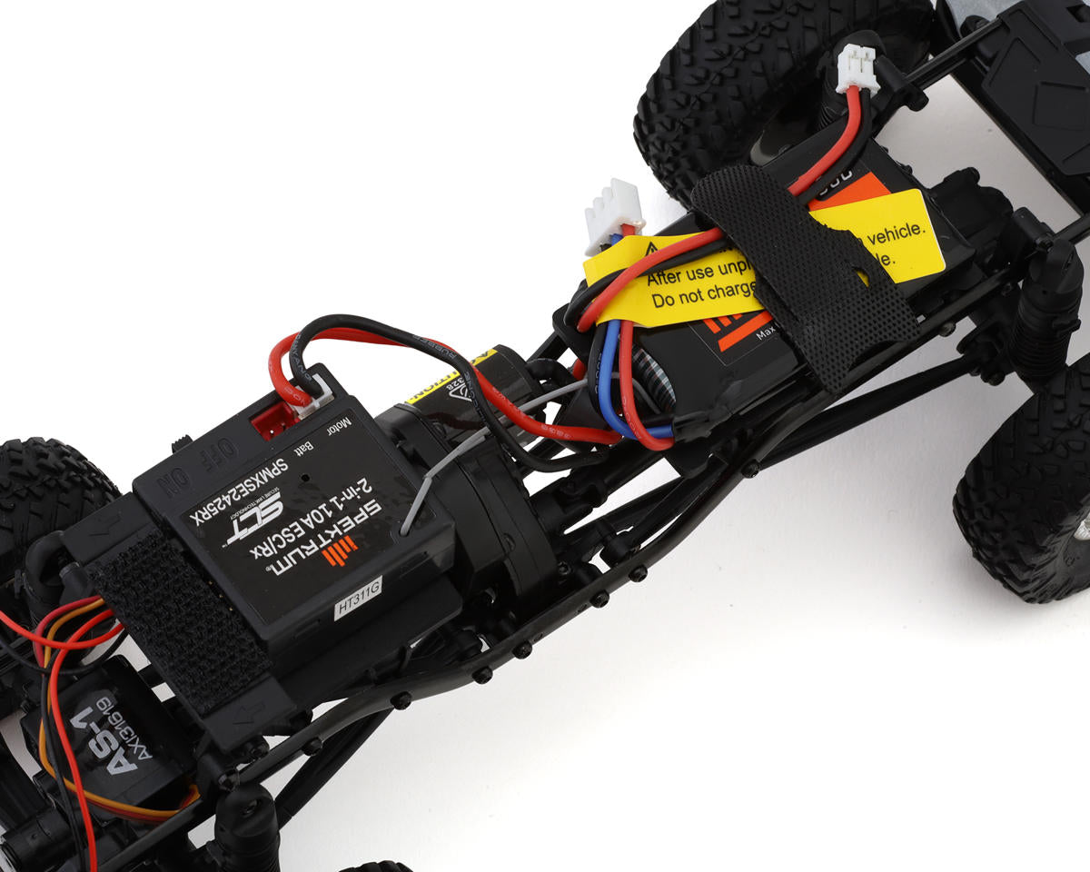 Axial AXI00005V2T5 SCX24 Jeep JT Gladiator 1/24 4WD RTR Scale Mini Crawler (Black) w/2.4GHz Radio