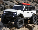 Axial AXI00006V2T4 SCX24 Ford Bronco Hard Body 1/24 4WD RTR Scale Mini Crawler (White) w/2.4GHz Radio, Battery & Charger
