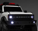 Axial AXI00006V2T4 SCX24 Ford Bronco Hard Body 1/24 4WD RTR Scale Mini Crawler (White) w/2.4GHz Radio, Battery & Charger