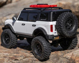 Axial AXI00006V2T4 SCX24 Ford Bronco Hard Body 1/24 4WD RTR Scale Mini Crawler (White) w/2.4GHz Radio, Battery & Charger
