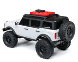 Axial AXI00006V2T4 SCX24 Ford Bronco Hard Body 1/24 4WD RTR Scale Mini Crawler (White) w/2.4GHz Radio, Battery & Charger