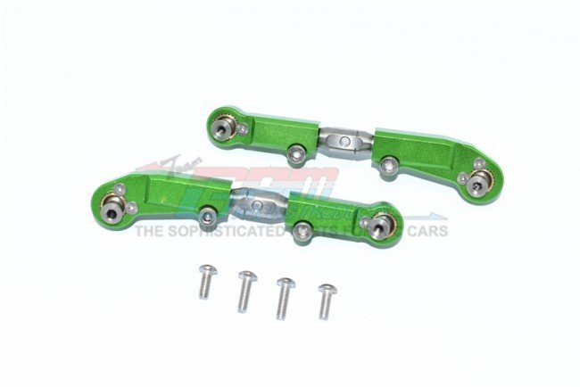 GPM MAF162S ARRMA LIMITLESS ALL-ROAD SPEED BASH Aluminum+Stainless Steel Adjustable Front Steering Tie Rod - 6pc set