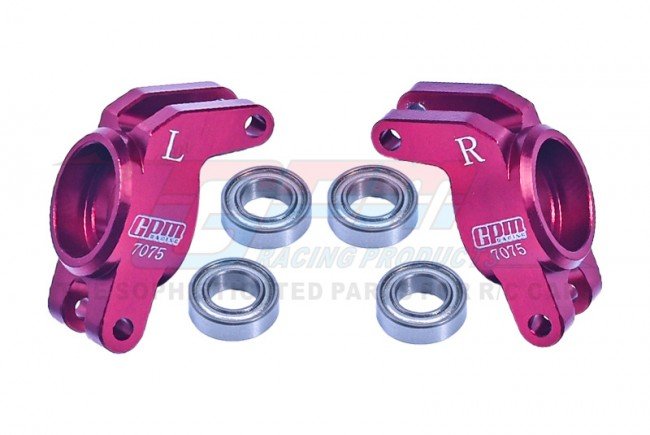 GPM RACING MGG022 SILVER ARRMA GRANITE GROM MEGA Monster Truck Aluminum 7075 Rear Hub(larger Inner Bearings)