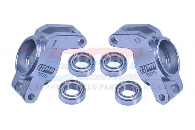 GPM RACING MGG022 SILVER ARRMA GRANITE GROM MEGA Monster Truck Aluminum 7075 Rear Hub(larger Inner Bearings)