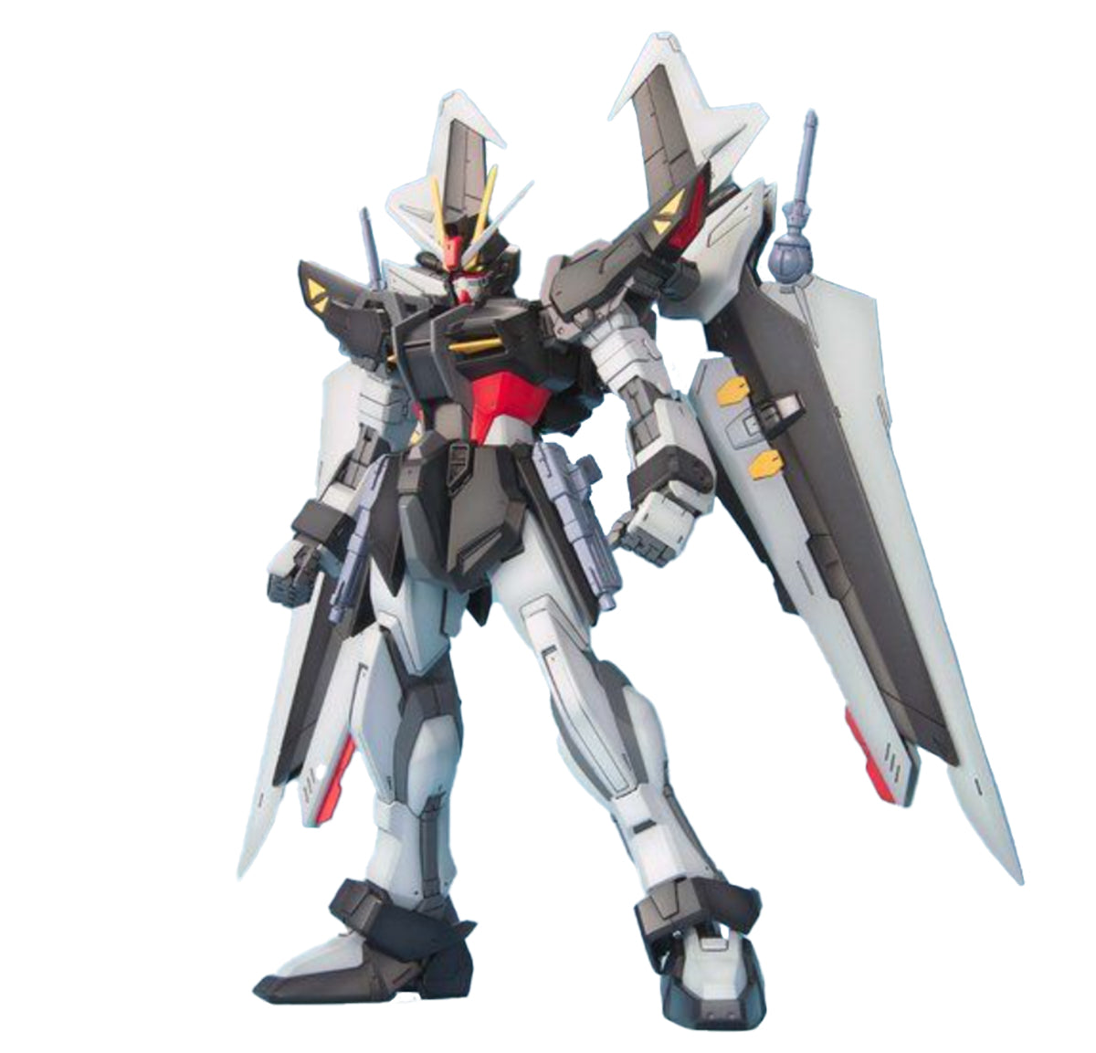 GUNDAM BAN2001467 MG GAT-X105E Strike Noir Gundam "Mobile Suit Gundam SEED" 1/100, Bandai