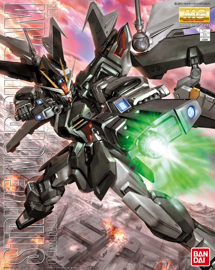 GUNDAM BAN2001467 MG GAT-X105E Strike Noir Gundam "Mobile Suit Gundam SEED" 1/100, Bandai