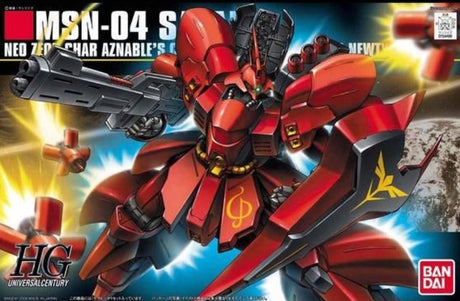 GUNDAM BAN2029267 HGUC MSN-04 Sazabi "Char's Counterattack" 1/144, Bandai