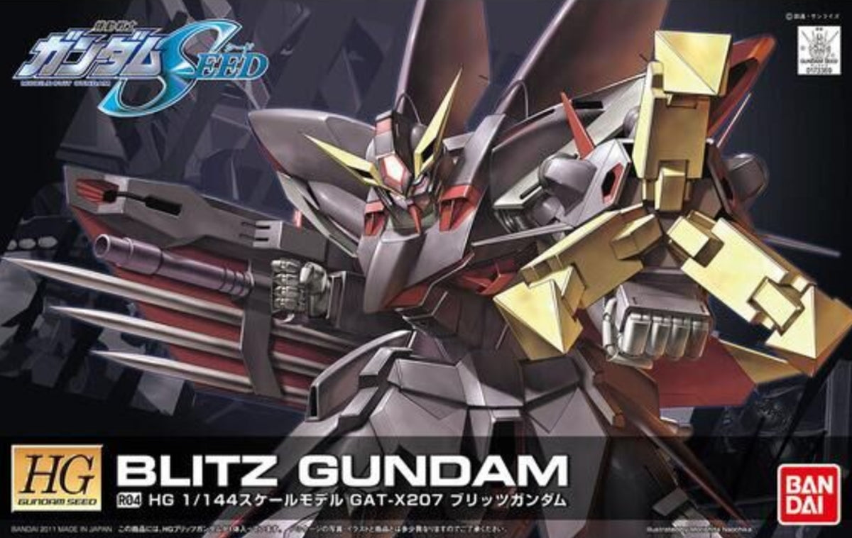 GUNDAM BAN2156315 HG R04 Blitz Gundam "Mobile Suit Gundam SEED" 1/144, Bandai