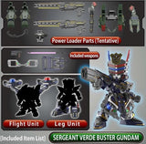 GUNDAM BAN2568794 #12 Sargento Verde Buster Gundam DX Set "SD Gundam World Heroes"