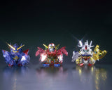 Bandai BAS2055074 SD Crystal 3 Commanders Gundam Plastic Model Kit