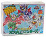 Bandai BAS2055074 SD Crystal 3 Commanders Gundam Plastic Model Kit