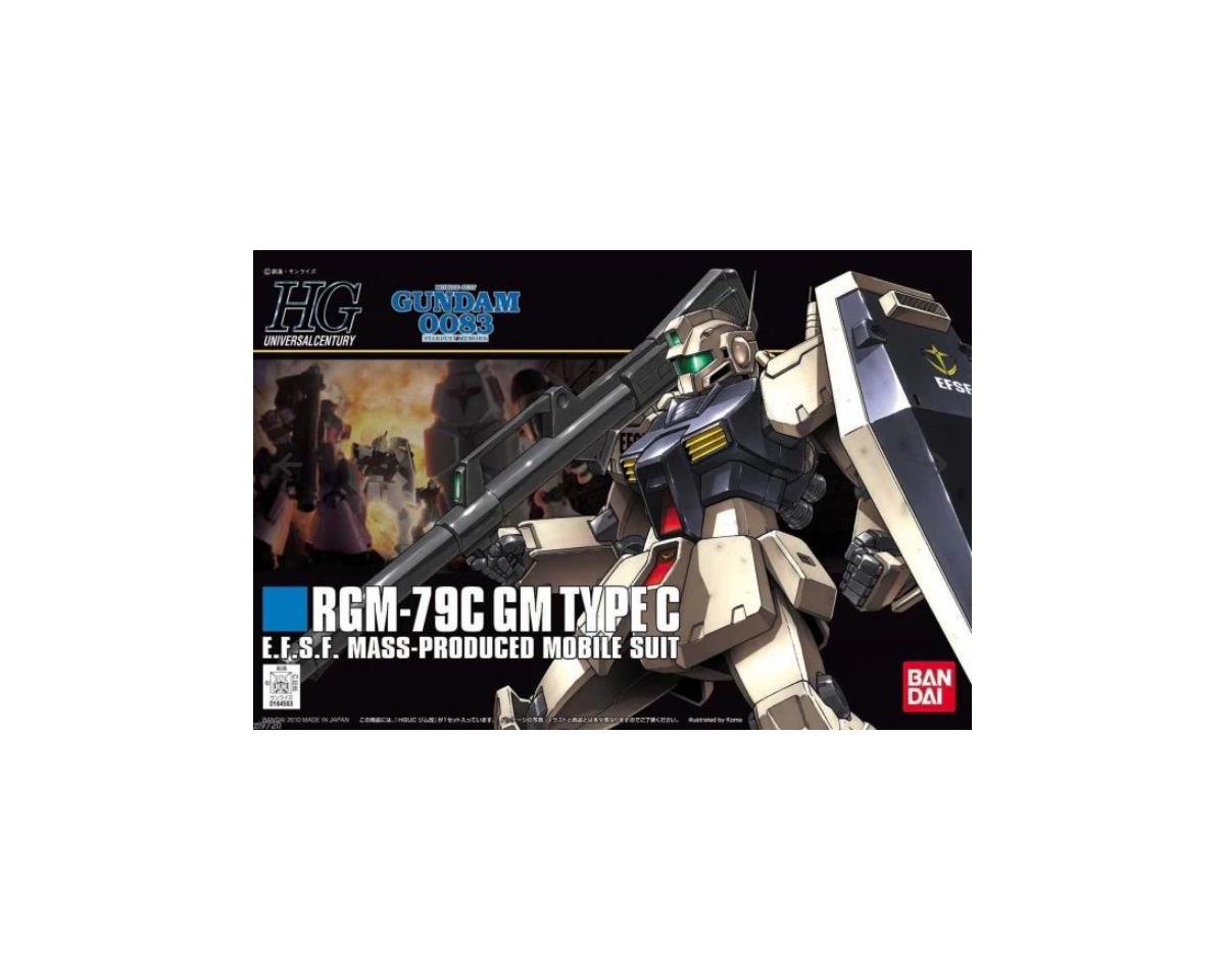 Bandai BAS2106140 1/144 HGUC #113 RGM-79C GM Type C "Gundam 0083" Plastic Model Kit