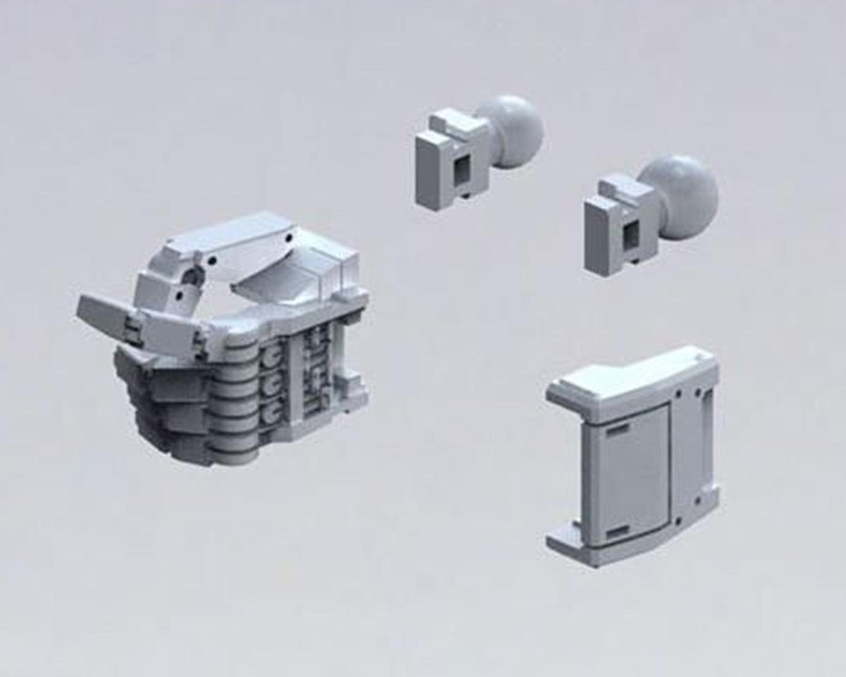 Bandai BAS2203353 Builders Parts HD 1/144 EFSF MS Hands #01 "Gundam" Plastic Model Kit