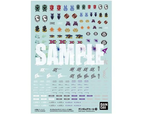 Bandai BAS2578993 GD-124 Gundam Build Divers Re:RISE Multiuse #1 Waterslide Decals