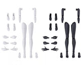 Bandai BAS2645017 30MS Option Parts #12 Arm/Leg Parts (White/Black) "30 Minute Sisters"