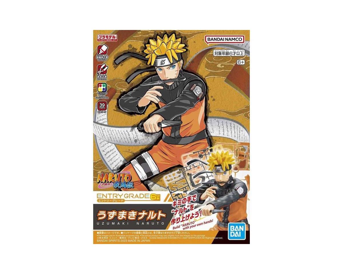 Bandai BAS2685102 Entry Grade Uzumaki Naruto (3L) "Naruto" Plastic Model Kit