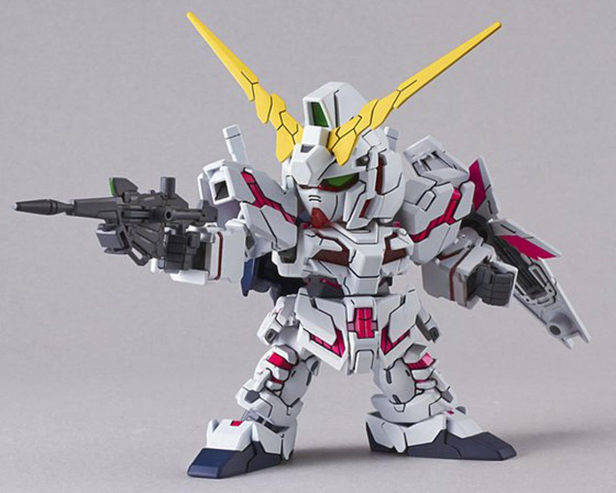 Bandai BAS2688331 SD EX-Standard #05 Unicorn Gundam (Destroy Mode) Plastic Model Kit