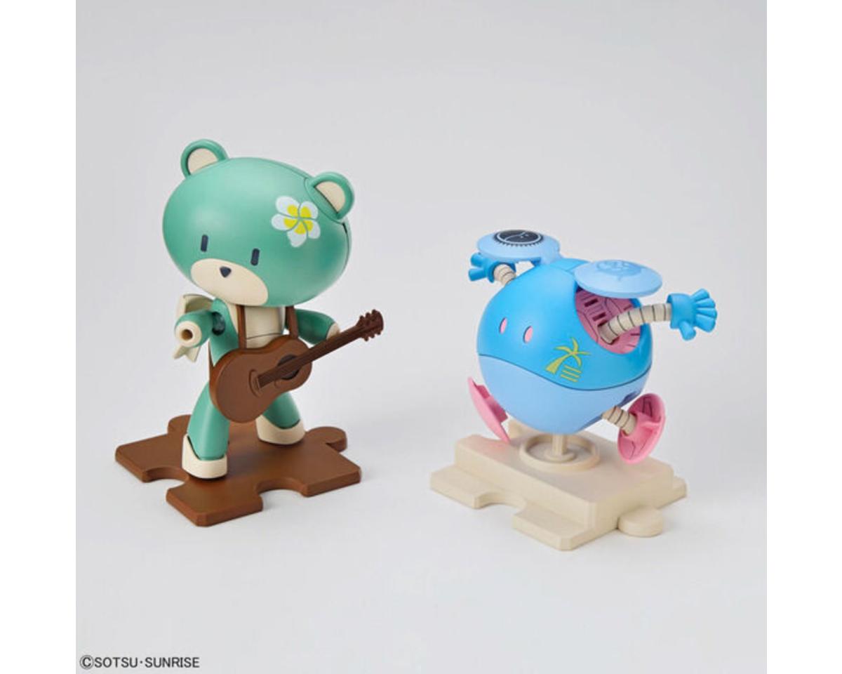 Bandai BAS2692443 HGBM 1/144 #09 Beargguy Ohana/AloHaro Set "Gundam Build Metaverse" Model