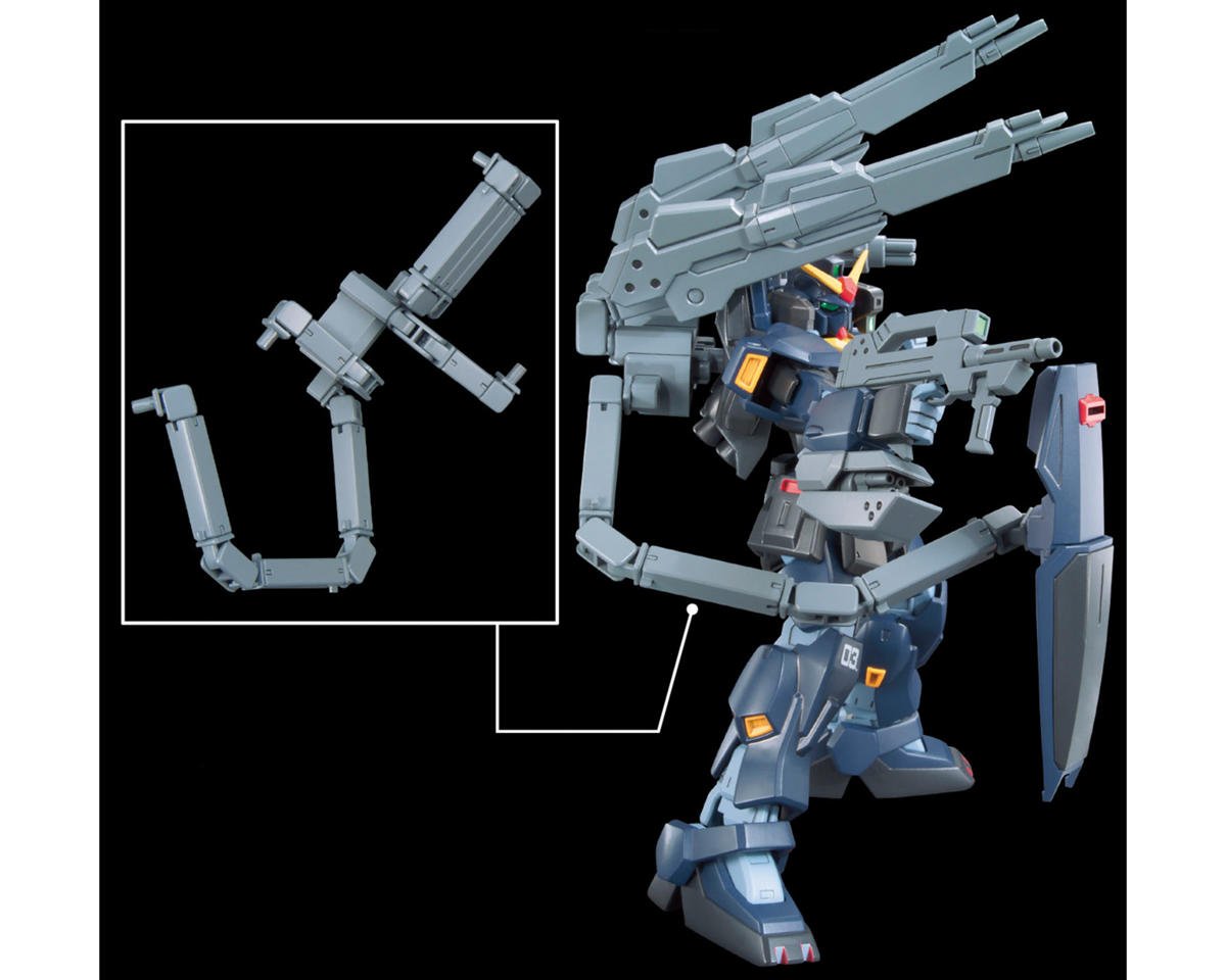Bandai BAS2739211 1/144 Gunpla Option Parts Set #07: Powered Arm Powerder Accessory Set