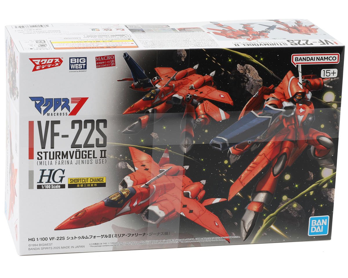 Bandai BAS2777015 HG 1/100 VF-22S Sturmvogel II (Milia Jenius Use) "Macross"